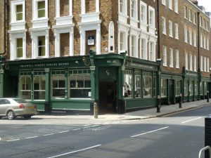 Chiswell Street Dining Rooms, Outside picture