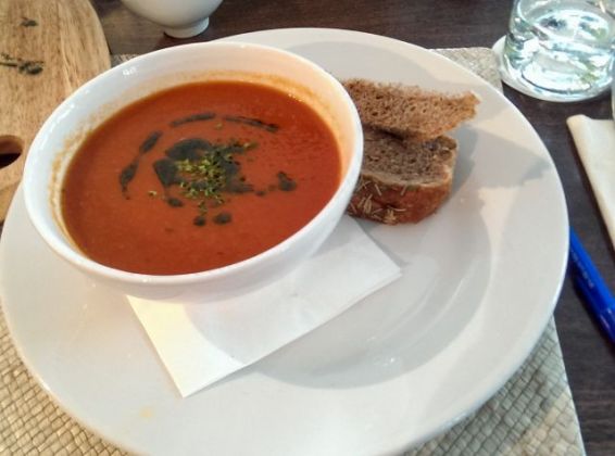 Sands at Bleak House, Woking - Tomato & Basil Soup