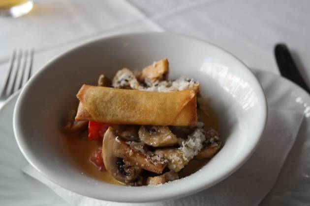 The Atrium, Rochester - Mushroom Spring Roll