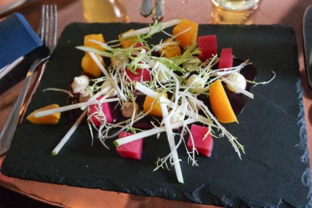 The Dirty Habit, Hollingbourne - Picked Heritage Beetroot main course