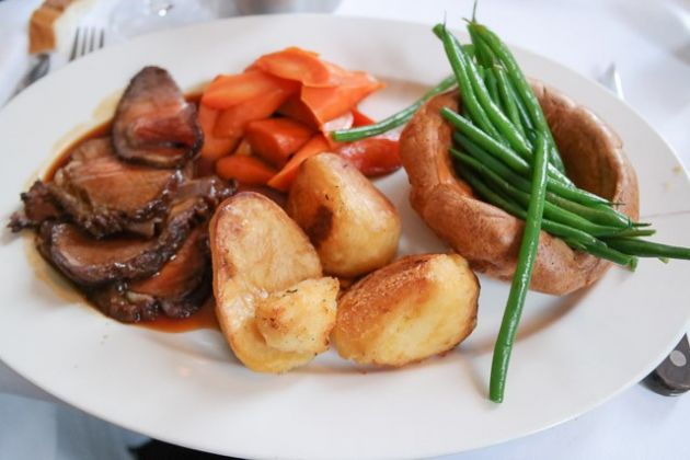 The Gun, Docklands in London - Roast Beef