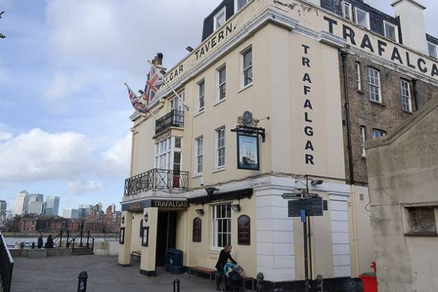 The Trafalgar Tavern, Greenwich in London