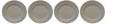 4 out of 5 plates