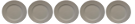 5 out of 5 plates
