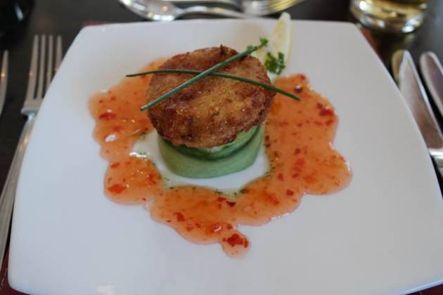 The Winning Hand, Theale - Cod and Bacon Fishcake