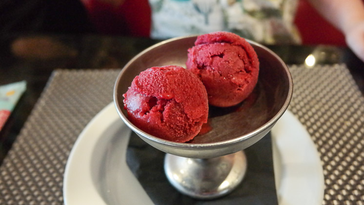 Blackcurrant Sorbet - Malmaison in Reading, Berkshire