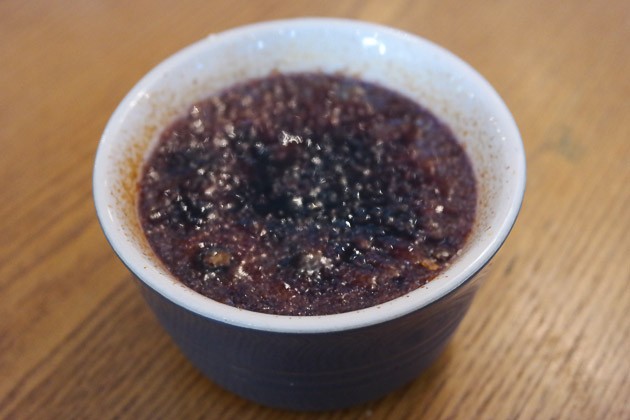 Blueberry Creme Brulee - The Crooked Well in Camberwell, London