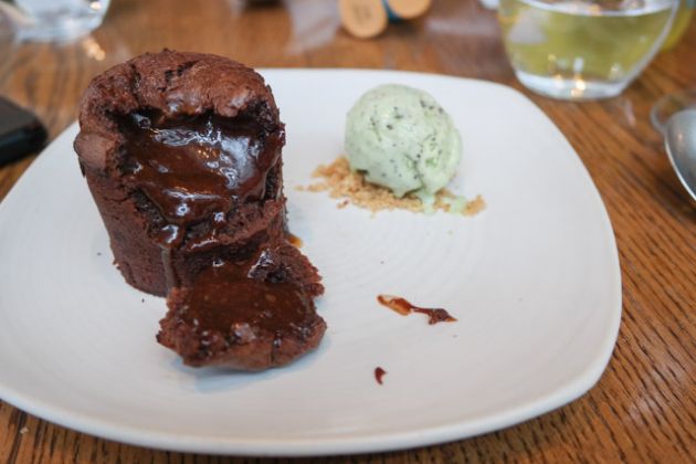 Bread Street Kitchen, St Pauls, London - Chocolate Fondant
