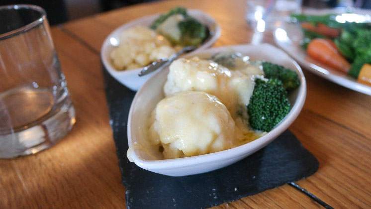 Cauliflower Cheese and Broccoli - The Moody Mare, Mereworth nr West Malling, Kent
