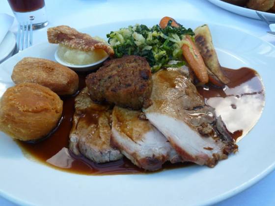 Chequers Brasserie, Cookham Dean, Marlow - Roast Pork Chequers Brasserie, Cookham Dean, Marlow - Roast Pork