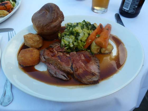Chequers Brasserie, Cookham Dean, Marlow - Roast Beef Chequers Brasserie, Cookham Dean, Marlow - Roast Beef