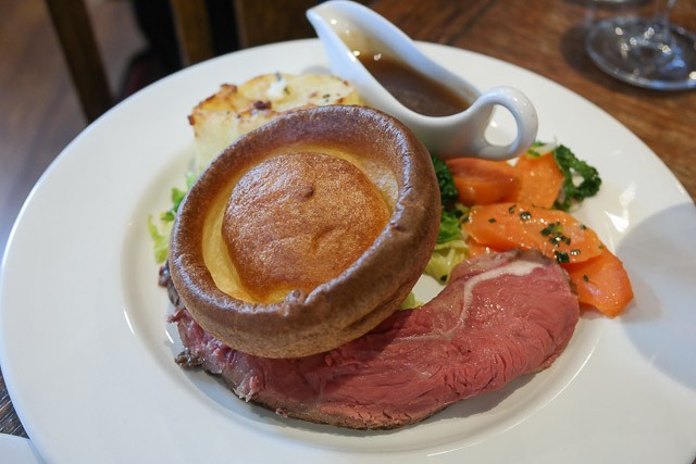 Child's Roast Beef - The British Queen Brasserie, Farnborough in Bromley, Kent