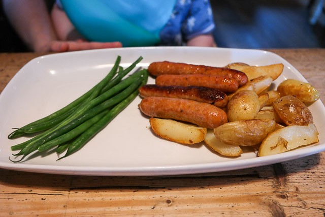 Child's Sausages - The Gun in Healthfield, East Sussex
