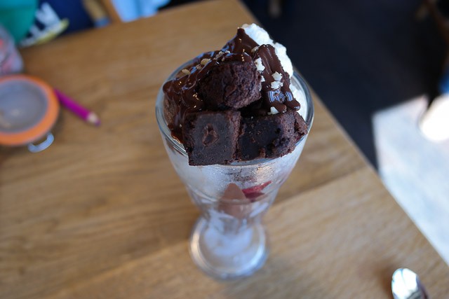 hocolate Brownie Sundae - The Kentish Hare, Bidborough, Royal Tunbridge Wells, Kent