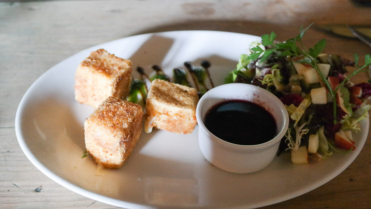 Deep Fried Brie starter - The Three Chimneys, Biddenden in Ashford, Kent
