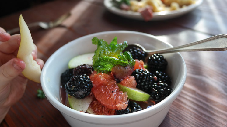 Fruit Salad Dessert - The Beacon, Royal Tunbridge Wells in Kent