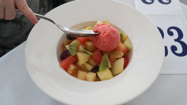 Fruit Salad and Sorbet - Bromley Court Hotel, Bromley in Kent
