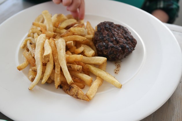 Kids Burger and Chips - The Gallivant, Camber near Rye, Kent