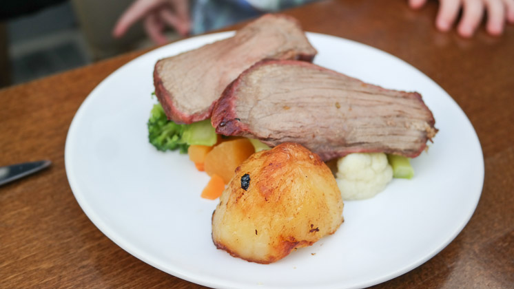 Kids Roast Beef - The Crown and Anchor, Bromley Kent