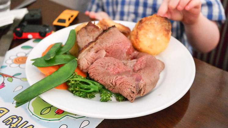 Kids Roast Beef - The Rose and Crown, Pluckley, Kent