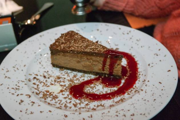 Malmaison in Charterhouse Square, London - Chocolate Cheesecake