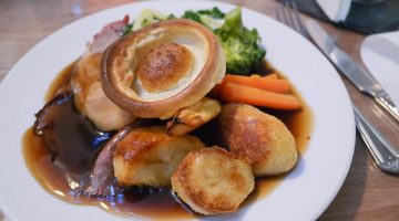 Mixed Roast Pork and Beef - The Two Brewers in Shoreham near Sevenoaks, Kent