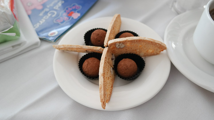 Nibbles for end of meal - Bromley Court Hotel, Bromley in Kent