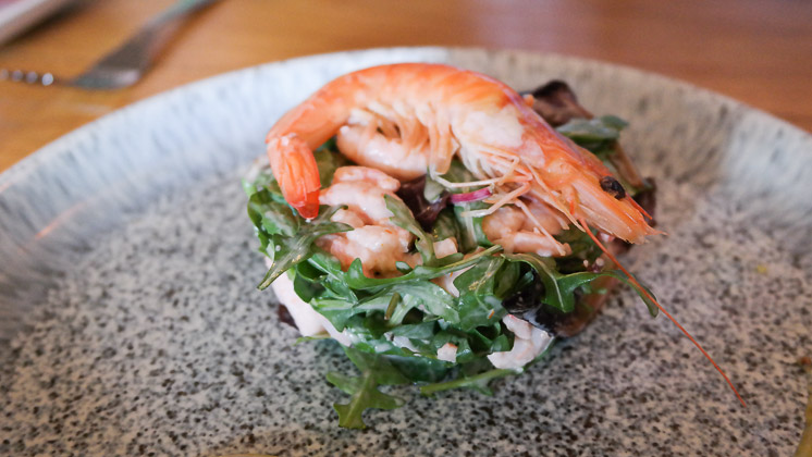 Prawn Salad Starter - The Moody Mare, Mereworth nr West Malling, Kent