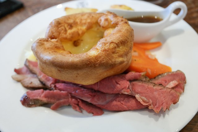 Roast Beef - The British Queen Brasserie, Farnborough in Bromley, Kent