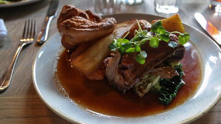 Roast Beef- The George and Dragon, Speldhurst in Royal Tunbridge Wells, Kent