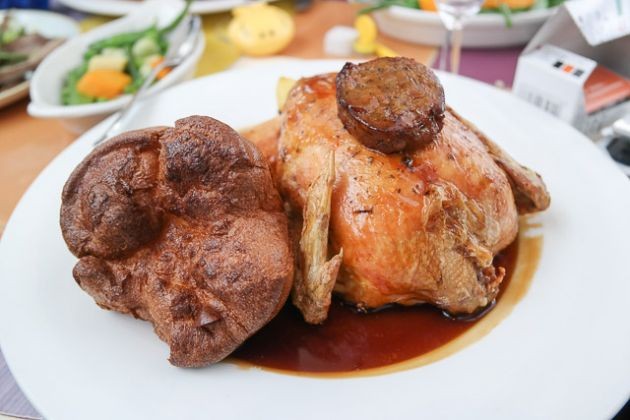 Roast Chicken - The Bulls Head Hotel, Bromley