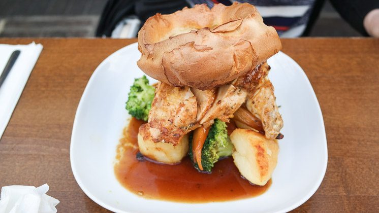Roast Chicken - The Crown and Anchor, Bromley Kent