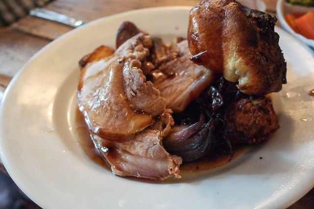 Roast Pork - The George, Egerton in Ashford, Kent