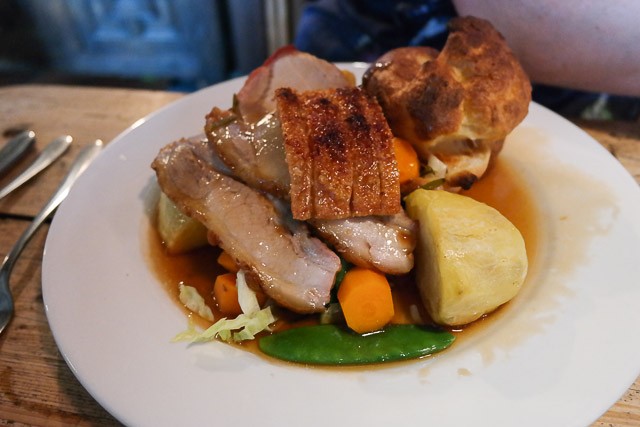 Roast Pork - The Gun in Healthfield, East Sussex
