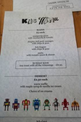 The Bickley, Chislehurst - Children's Menu