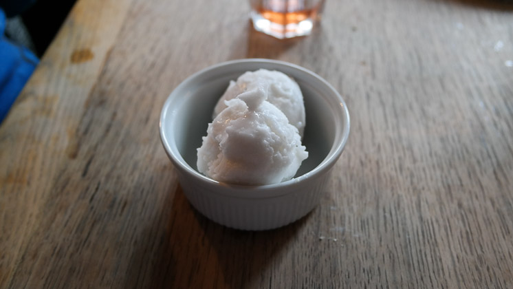 Coconut Sorbet - The George and Dragon, Speldhurst in Royal Tunbridge Wells, Kent