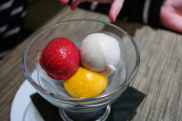 Sorbet selection - Chapters, Blackheath in Greenwich, London