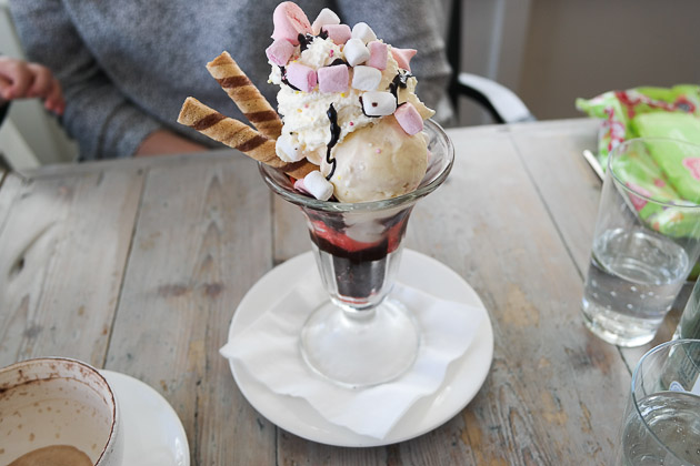 Sundae Dessert - The Gallivant, Camber near Rye, Kent