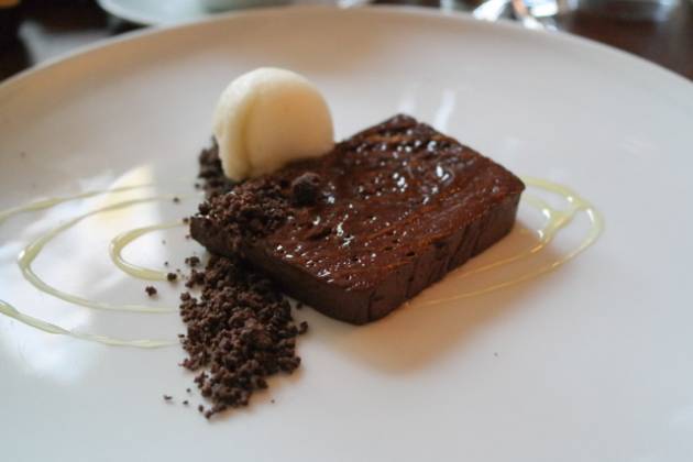 The Anchor in Ripley, Woking - Chocolate Ganache & Lime Sorbet