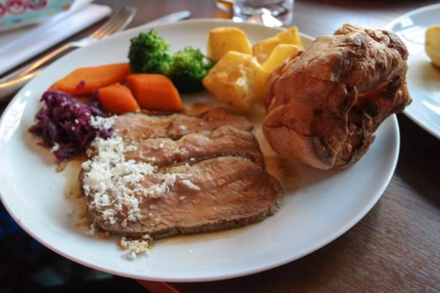The Anchor in Ripley, Woking - Roast Beef & Grated Horseradish