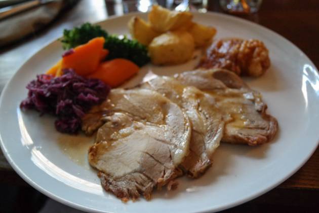 The Anchor in Ripley, Woking - Roast Pork & Crackling