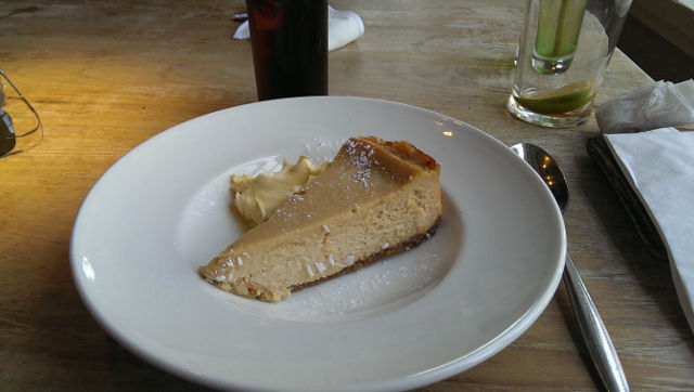 The Bell Inn, Godstone, Surrey - Baked Cheesecake Dessert