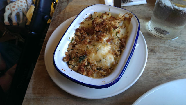 The Bell Inn, Godstone, Surrey - cauliflower cheese
