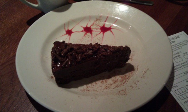 The Crown Inn, Choc & Raspberry Torte dessert image The Crown Inn, Choc & Raspberry Torte dessert image