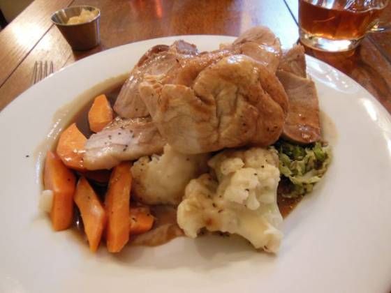 The Fox in Keston, Bromley - Roast Pork The Fox in Keston, Bromley - Roast Pork