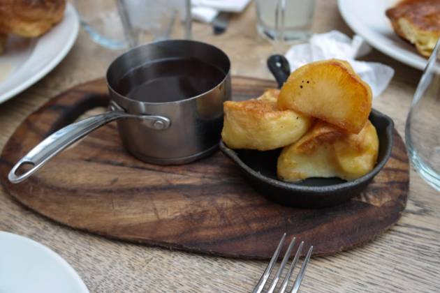 The Laughing Gravy, Southwark, London - Roast Potatoes and Gravy on the side
