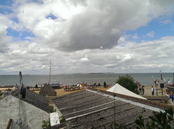 The Pearson Arms, Whitstable - view from our table