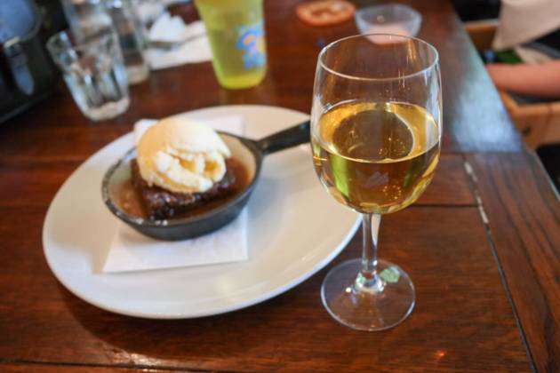 The Rosendale in West Dulwich, London - Sticky Toffee Pudding and Dessert Wine