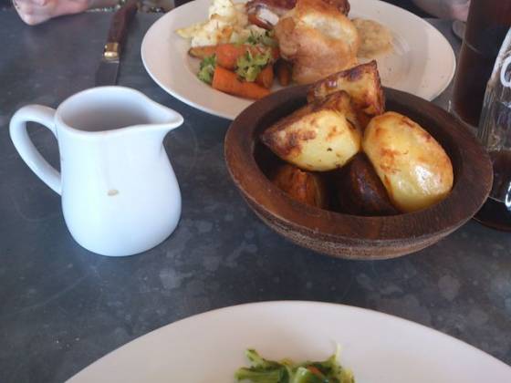 The Swan At The Globe, London - Roast Potatoes & Gravy The Swan At The Globe, London - Roast Potatoes & Gravy
