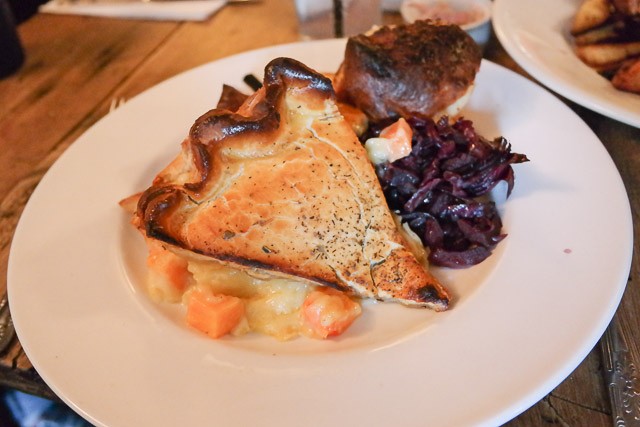 Vegetable Tart - The George, Egerton in Ashford, Kent